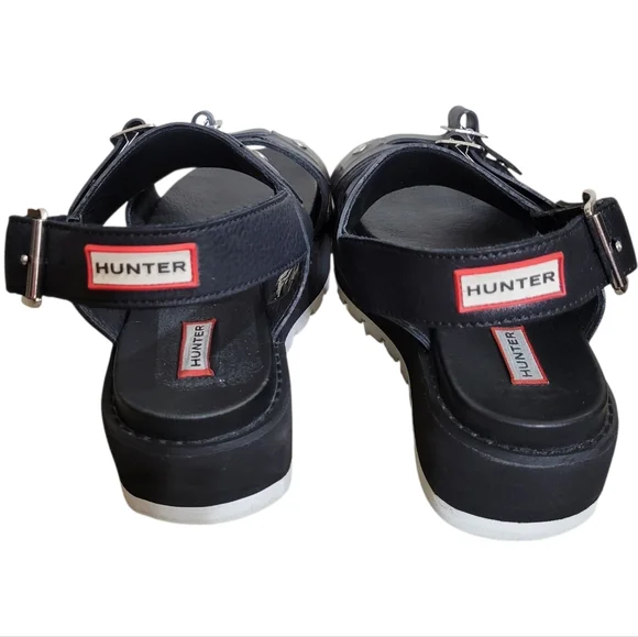 Hunter Double Buckle Chunky Platform Sandals - Picture 7 of 11